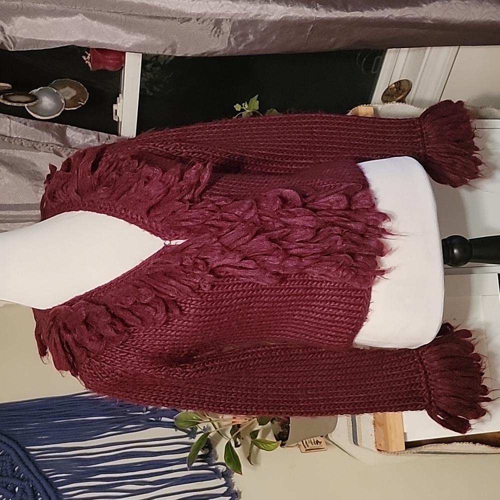 Hand knitted west side sweater